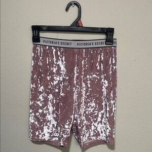 Victoria's Secret Pink Velvet Shorts